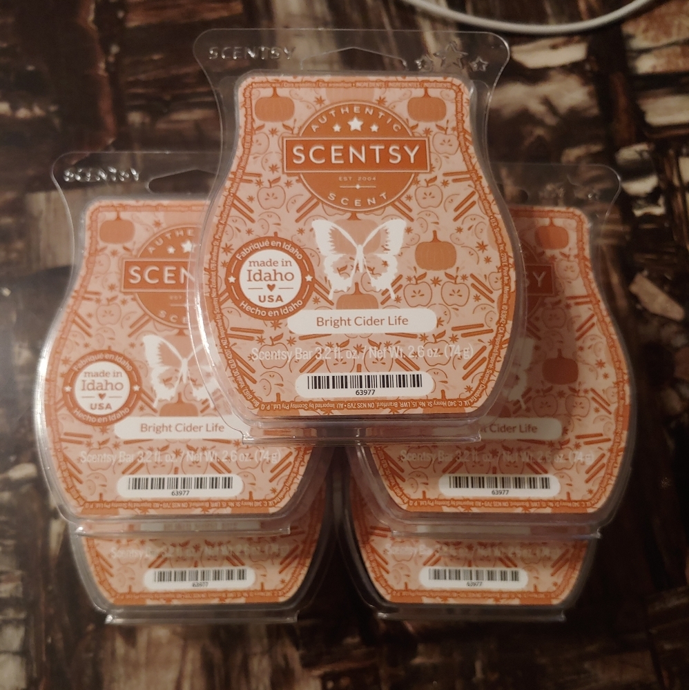 Scentsy bright cider life wax